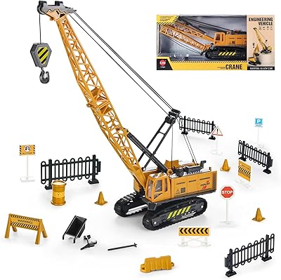 Joyfia crane crane 1:55 with control buttons, model of car altage alloy crane crane, sandbox toys for children, set of engineering vehicle for boys, gift for toddlers from 3 to 8 years old.. Order today, receive in days — DIAYTAR Nigeria makes it possible.