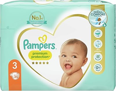 Baby pampers layers size 3 (6-10 kg) Premium protection, 35 package, comfort and the sweetest pampers protection.. DIAYTAR NIGERIA delivers happiness in 5-8 days with our affordable and diverse product range.