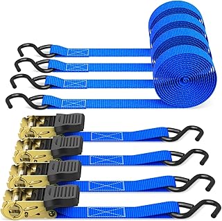 TRAKING FIRST TROGULS O HO HO - 4 - 15 feet package - 500 lb load cover with 1,500 lb breaking limit, set of car and truck roof straps for lawn equipment, carriers and motorcycles - Blue.. Enjoy stress-free shopping with affordable prices on DIAYTAR Nigeria.