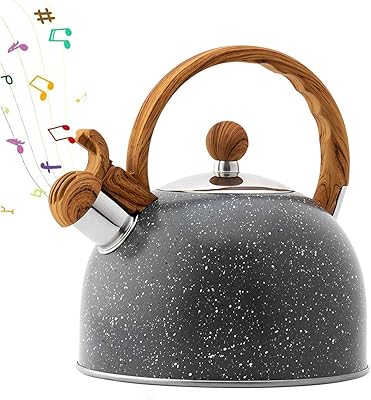 Siger tea kettle on a stove, modern whistling tea in food stainless steel for food for stove with Ergonomic Handle Cool Grip, hot water to a quick boil, cold handle to the touch, 2.5 liter teapot (gray).. Shop across boundaries at DIAYTAR NIGERIA and enjoy budget-friendly nationwide delivery within the week.