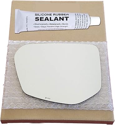 Replacement glass mirror + Adhesive silicone for driver's side.. Shop smarter, not harder with DIAYTAR NIGERIA - thousands of products at your fingertips with affordable delivery.