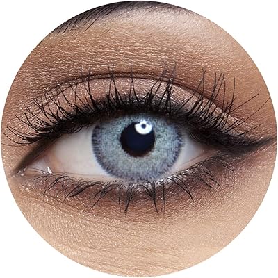 Original unisex contact lenses anesthesia dream gray, cosmetic anesthesia contact lenses, disposable for six months - gray color.. Experience shopping without stress at DIAYTAR NIGERIA's comprehensive and budget-friendly platform.
