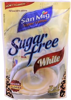 Super mix 3 in 1 coffee without sugar san mig, white (10x10g) 100g.. DIAYTAR NIGERIA: Connecting Nigerians with affordable products through our expansive e-commerce platform.