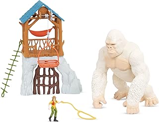 Terra Bay Batat - set of figurine toys - Gorilla electronic game - Jungle game set - Animal toys - 3 years and over - Gorilla Snow Flocon.. Experience shopping freedom with DIAYTAR NIGERIA's vast selection and 5-8 day nationwide delivery service.