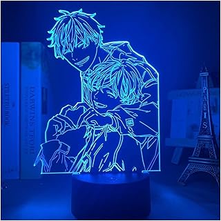 3D LED night light in Giffen Giffin Acrylic Anime, Colorful table lamp for table decoration (color: 16 colors with remote control).. DIAYTAR NIGERIA: Your partner in affordable shopping with nationwide delivery in just 5-8 days.