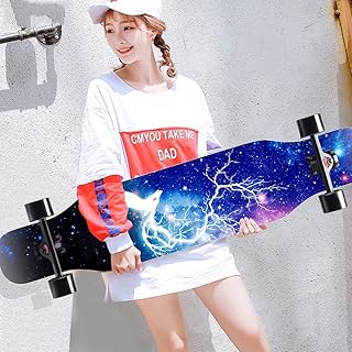 Long skateboard with skateboard maple wood for boys and four -wheeled girls.. Skip the traffic, shop online — DIAYTAR Nigeria brings it to you.