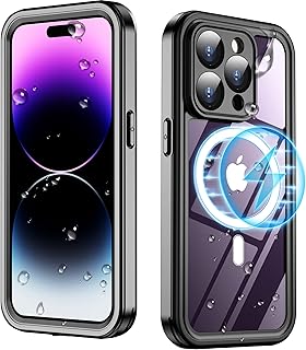 Timdan [Real 360] Waterproof shell for iPhone 14 Pro Max, Magnetic Camera Magnetic Camera for 9 hours integrated and screen protector [Fall resistant up to 14 feet] [Shock resistant] [IP68 underwater].. Shop confidently with DIAYTAR NIGERIA, offering affordable prices and reliable delivery within a week.