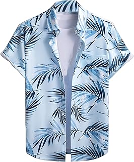 Short shirt with short sleeves, front pocket, buttons on the front and tropical print of Georgeletter.. DIAYTAR NIGERIA connects you with thousands of products at competitive prices, delivered within a week.