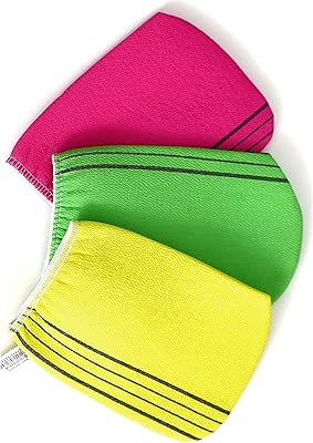 Original Salvar Korean exfoliating glove for shower - 3 pieces (17 cm x 13 cm).. DIAYTAR NIGERIA redefines convenience with our vast product selection and swift nationwide delivery.