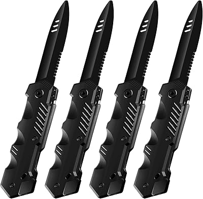 Boao 4 -piece Retractable knife False Truck Hidden Hidden Hidden Plastic blade for Halloween celebration.. Shop without boundaries at DIAYTAR NIGERIA, offering affordable products with convenient delivery times.
