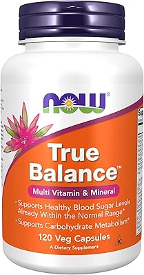Multivitamin and mineral supplement Now True Balance comprising biotin, 120 capsules.. Your complete shopping solution, DIAYTAR NIGERIA delivers variety and value within the week.