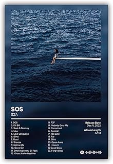 SZA SOS poster Album Music Coverage Print Posting Vintage Music Hip Hop Hip Hop Wall Art House Salon Bathroom Dining Room Wall Decoration Ideas Gifts 12x18 inches Sans Cadre.. Experience the ease of modern shopping with DIAYTAR NIGERIA's comprehensive platform and quick delivery.