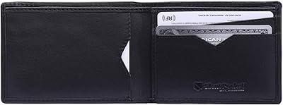 Fine and smooth wallet in black nappa leather silent pocket with rfid and nfc (dark black).. Wide range, low cost, fast delivery — that’s DIAYTAR Nigeria.