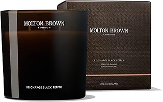 Luxury scented candle with black rechargeable pepper Molton Brown (3 wicks), 600 ml.. Transform your shopping experience with DIAYTAR NIGERIA's vast product selection delivered at unbeatable prices.