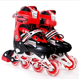 Adjustable Honlifo online skateboarding shoes, red, size: 39-42.. DIAYTAR NIGERIA: Bringing quality products to your doorstep at prices that won't break the bank.