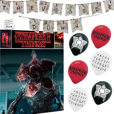 Another Dream Kit Full Decoration De Chambre For Halloween exclusive with banner, stage kit, balloons and pin on the Stranger Things theme by Another Dream.. Experience the ease of one-stop shopping with DIAYTAR NIGERIA's diverse catalog and nationwide delivery.