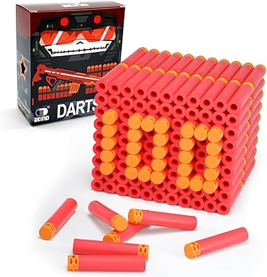 AIKind 100 recharging pieces with flexible 7.2 cm TPR stamped tip compatible with the Elite Series Nerf toy pistol (Red).. DIAYTAR NIGERIA brings the marketplace experience online with affordable and reliable delivery service.