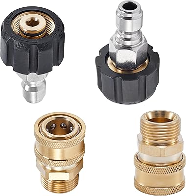 Quick connection fittings for rencovo high pressure cleaner M22 kit.. DIAYTAR NIGERIA makes luxury accessible with our affordable prices and dependable delivery service.