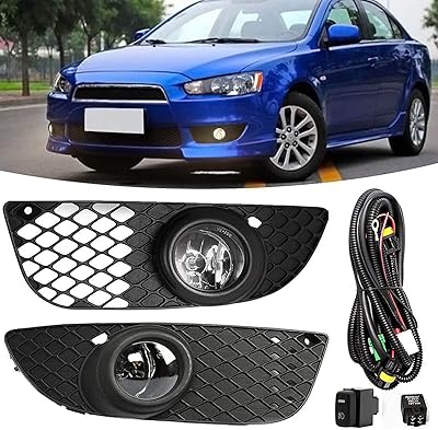 V-Getting fog lights for Mitsubishi Lancer 2008-2014, H11 front fog lights, halogen lamp with frame + switch + cable set.. DIAYTAR NIGERIA makes quality accessible with our diverse product range and dependable delivery service.