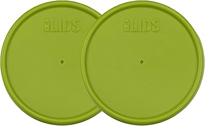Storage cover for Mason I-lides jars, wide opening, lemon green, package of 2.. Your daily needs delivered to your door — DIAYTAR Nigeria style.