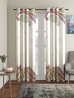 Home Sizzler Porte Curtains 2 Polyester Party size 116.. Experience the ease of digital shopping with DIAYTAR NIGERIA's affordable and diverse marketplace.