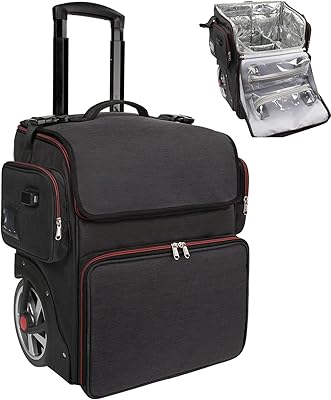 Large Ocean make-up storage kit with 4 transparent travel storage bags, cosmetic makeup bag for hairdresser with removable bag, thermal isolated and anti-brushing.. Your complete shopping solution, DIAYTAR NIGERIA delivers variety and value within the week.