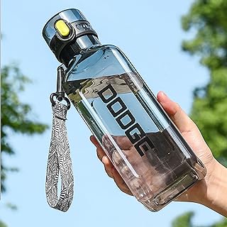 Bottle 1L BPA Water, Bottle of anti-leak gymnastics, Creative Square Water Sports Bottles Portable Children, Fitness, Sports Rain, Office, Camping, Outdoor Sports and Exercise (Black).. DIAYTAR NIGERIA: Where value meets variety with reliable nationwide delivery in under 8 days.
