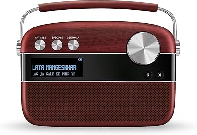 Saregama Caravan Premium music player - Portable music player with 5,000 preloaded songs, FM/BT/AU (Cherry Red).. Discover why millions choose DIAYTAR for affordable online shopping with delivery in just 5-8 days.
