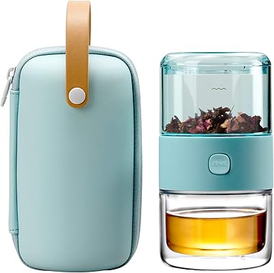 Zenz Tritan Portable Infused Travel Service for a person with cup.. Make shopping fun and stress-free with DIAYTAR Nigeria.