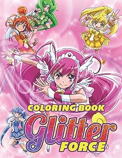 Glịttẹr fọrcẹ coloring book: emblematic scenes, coloring pages of favorite characters, premium edition
