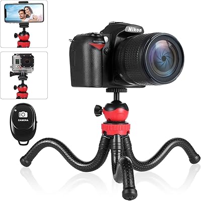 Flexible iPhone and camera tripod, light tripod for smartphone with gopro/mobile camera support.. DIAYTAR NIGERIA: Your partner in affordable online shopping with dependable delivery within 8 days.