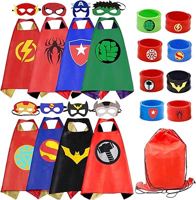 Children's set of 8-piece superhero dressing dresses and bracelets.. Discover the perfect shopping balance at DIAYTAR NIGERIA with competitive prices and prompt delivery.