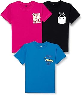 T-shirts for boys T2F, united color 01, 3-room set.. Experience the DIAYTAR difference with our vast product selection and delivery within 5-8 days.