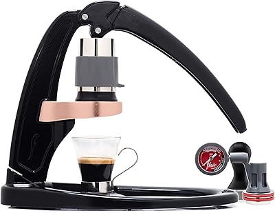 EXPRESSO FLIRTURE EXPROLTURE Machine - EXPRESSE PRESSE Fully manual to prepare an espresso at home (press kit, black).. DIAYTAR NIGERIA stands as your affordable shopping ally with nationwide delivery in just 5-8 days.