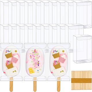 Set of 400 cake ice boxes including pet and sticks.. DIAYTAR NIGERIA: Nigeria's answer to affordable online shopping with reliable 5-8 day delivery guarantee.
