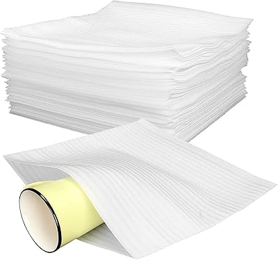 100 foam pillow bags, antistatic foam packaging bags, packaging supplies for shipping box and protection of dishes, glasses, porcelain, fragile objects.. DIAYTAR NIGERIA: Transforming online retail with affordable prices and consistent 5-8 day nationwide delivery.