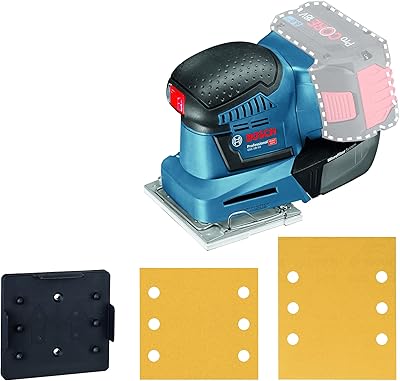 Bosch GSS wireless rotary sander, 18 volts, 2 x 4.0 A, L-Boxx-06019D0260.. DIAYTAR NIGERIA brings the market to your screen with thousands of affordable products delivered to your door.