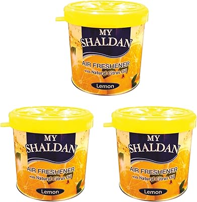 Deodoring for car and house My Chaldan Lemon, 8 g, pack of 3.. Looking for quality and speed? You’ll find both at DIAYTAR Nigeria.