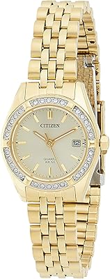 Citizen dressed watch for analog stainless steel woman - EU6062-50p.. DIAYTAR NIGERIA: Creating access to affordable products for every Nigerian with our swift delivery service.