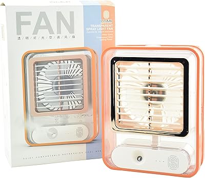 Rechargeable office air conditioning fan by USB (Blue).. Don’t wait weeks — DIAYTAR Nigeria delivers your order in just a few days.