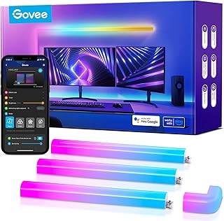 LED wall lights JOVI Glidez RGBIC, RGBIC SMOW MURALS RGBIC for games, TV and Bedroom, works with Alexa and Google Assistant, Light band with music synchronization, multicolored slide, 6 pieces and 1 corner.. Fast. Reliable. Affordable. DIAYTAR Nigeria is all that and more.