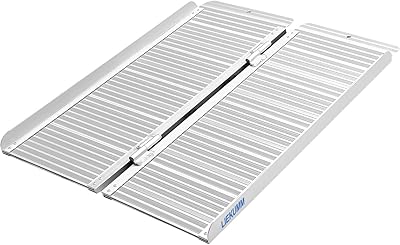 Ramp for wheelchair Lecomm 90l x 72w 300kg for the house, stairs, disabled people, doors, doors, ramp for folding aluminum wheelchair.. Shop confidently with Nigeria's most trusted e-commerce platform, offering swift and affordable delivery.