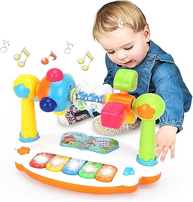 Mebegin musical toy, set of piano with musical keyboard for baby, luminous learning toy, educational toys Montessori early for babies, boys and girls, birthday.. Discover more ways to save — every day on DIAYTAR Nigeria.