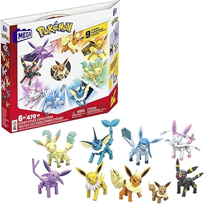 Mega Pokemon figurines construction toys, each evolution of Ivy with 470 pieces, 9 articulated figurines, gift idea.. Nigeria's favorite online shopping platform, DIAYTAR offers unbeatable prices and delivery within a week.