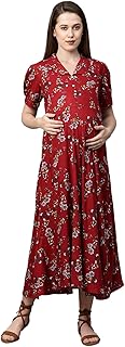 Momtoby rayness dress for women / maternity dress / easy breastfeeding dress / western dress with zippers to breastfeed before and after pregnancy.. DIAYTAR NIGERIA: Where every search leads to affordable products delivered promptly across Nigeria.