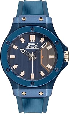 Analog watch with blue dial for men - SL.9.6572.1.02, blue, bracelet.. For everyday items and more, trust DIAYTAR Nigeria.