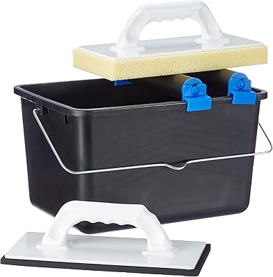 Top Deal 1801673 Cleaning kit for 5 -piece Blue SUKI tiles with double wheel fixation, 1 float for tiles, 1 bucket of 12 liters, black.. Nigeria's most diverse e-commerce platform delivers quality and affordability to your doorstep in 5-8 days.