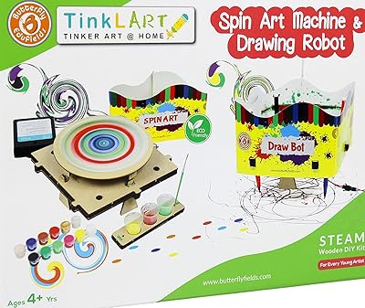 Butterfly Edfields 5-in-1 Drawing Robot With Motorized Rotary Art Machine for children.. DIAYTAR NIGERIA: Where every Nigerian finds what they need at prices they can afford, delivered promptly.