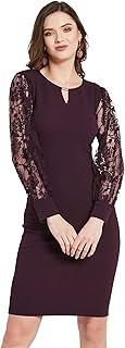 Lace Dress Length Knee Decreeed cut for women (Moss23D31-33-271).. Big selection, small prices — shop now on DIAYTAR Nigeria.