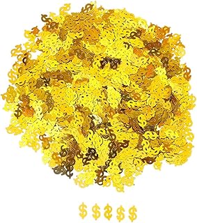 Metal confetti Usity Gold Dollar Sign for weddings, birthdays and celebrations, 1.6 oz.. Discover a new way to shop with DIAYTAR NIGERIA's comprehensive marketplace and quick delivery options.